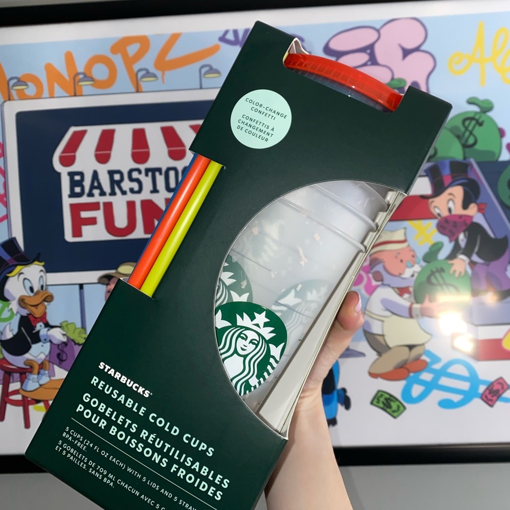 Starbucks Confetti Cup Set 🎉🎉